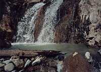 Waterfall, Sulfer Creek, Yellowstone.