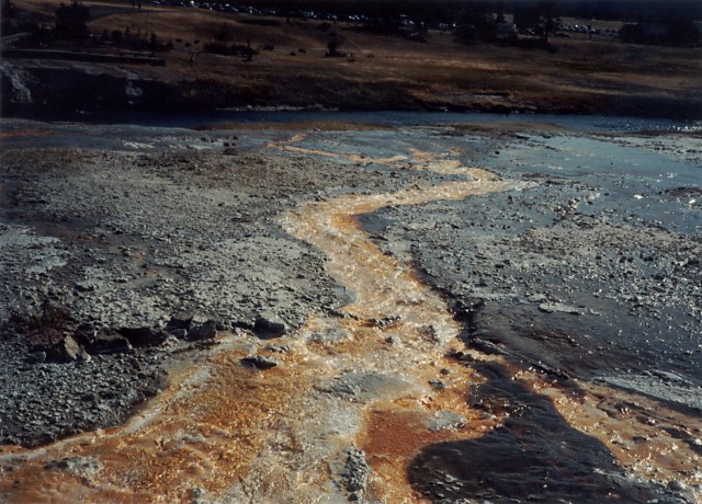 Hot Spring Runnoff Channel, Yellowstone.