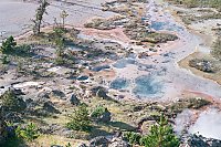 Looking Down From Paint Pot Hill, Yellowstone
